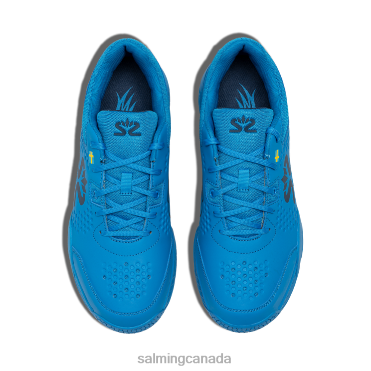 Hawk Court Men Salming Blue Shoes N26441