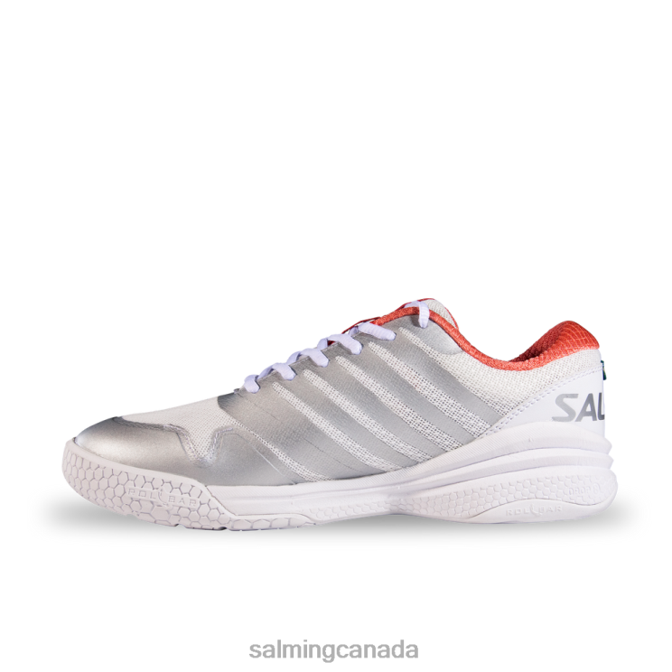 Kobra Recoil Women Salming White/Coral Shoes N264453